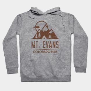 MOUNT EVANS COLORADO 14ER Hoodie